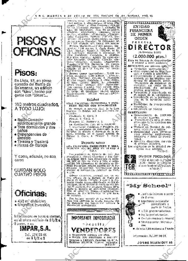 ABC MADRID 09-07-1974 página 72