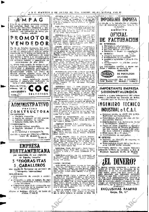 ABC MADRID 09-07-1974 página 88