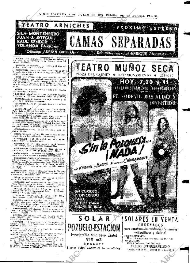 ABC MADRID 09-07-1974 página 91