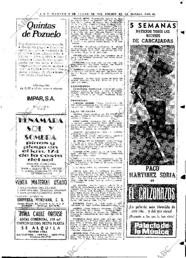 ABC MADRID 09-07-1974 página 93