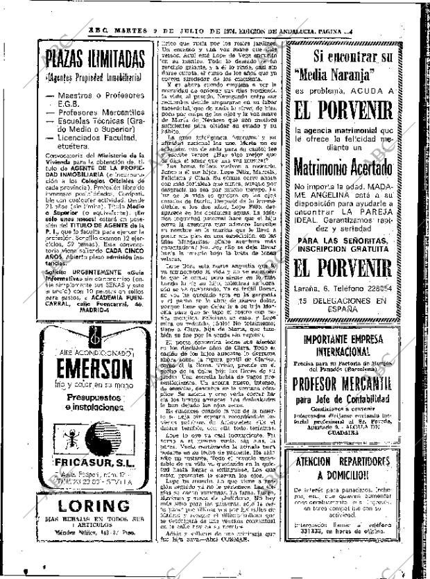 ABC SEVILLA 09-07-1974 página 102