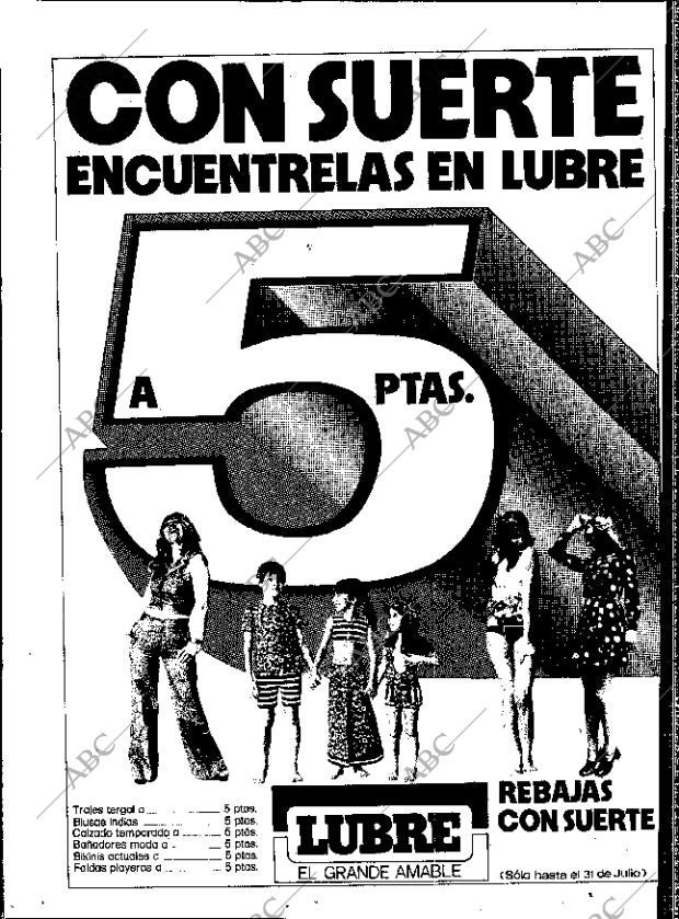 ABC SEVILLA 09-07-1974 página 28