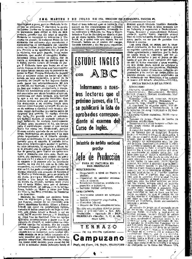 ABC SEVILLA 09-07-1974 página 62