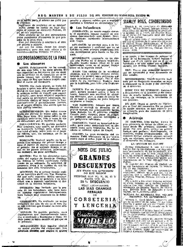 ABC SEVILLA 09-07-1974 página 64