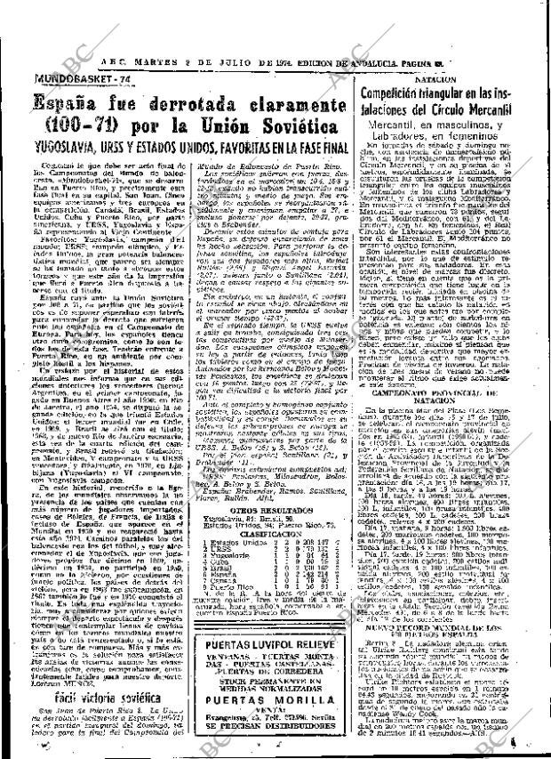 ABC SEVILLA 09-07-1974 página 69