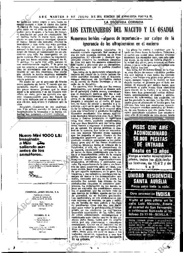 ABC SEVILLA 09-07-1974 página 72