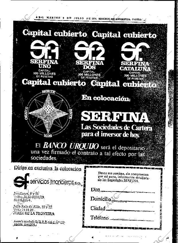 ABC SEVILLA 09-07-1974 página 86