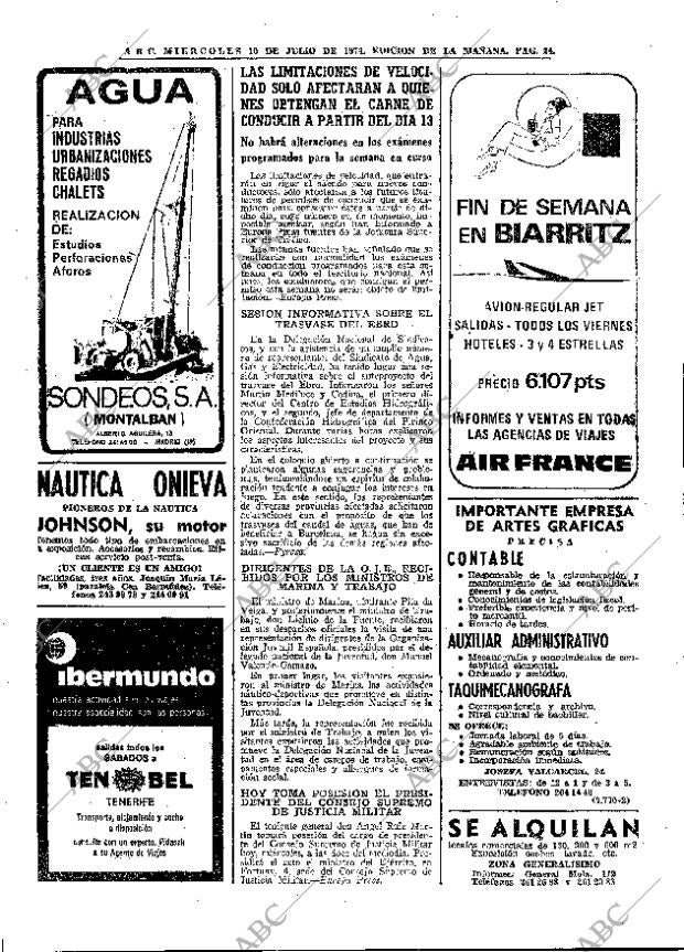 ABC MADRID 10-07-1974 página 24