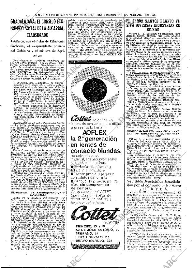 ABC MADRID 10-07-1974 página 41