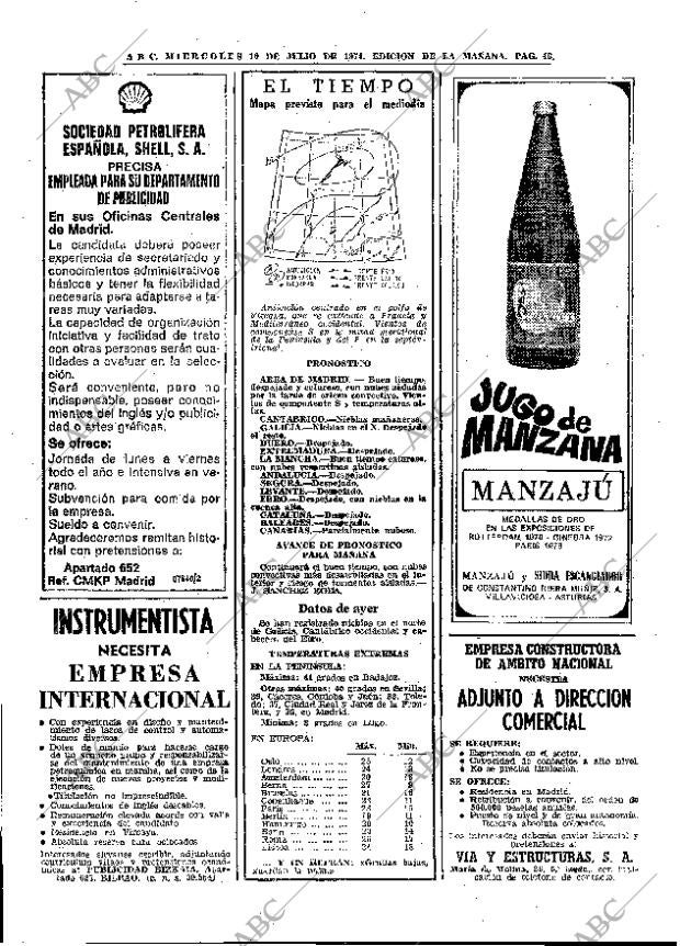 ABC MADRID 10-07-1974 página 46