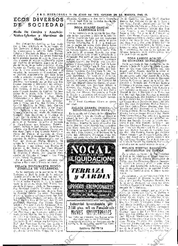 ABC MADRID 10-07-1974 página 63