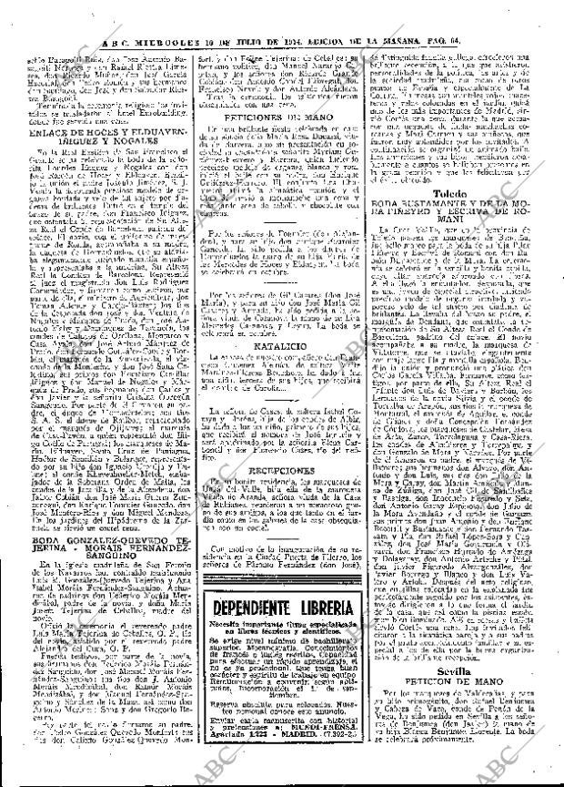 ABC MADRID 10-07-1974 página 64