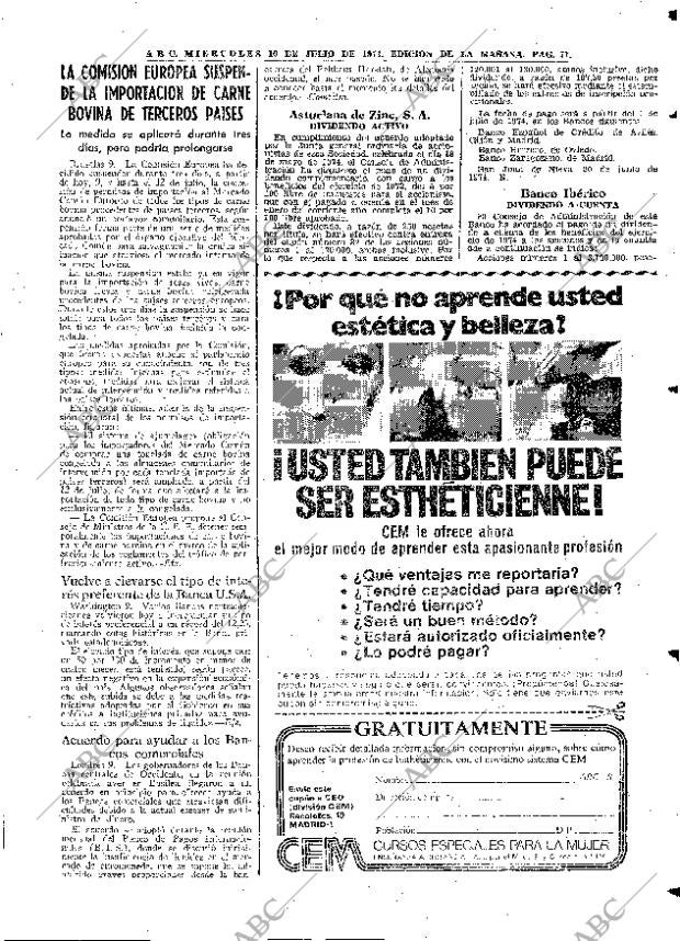 ABC MADRID 10-07-1974 página 71