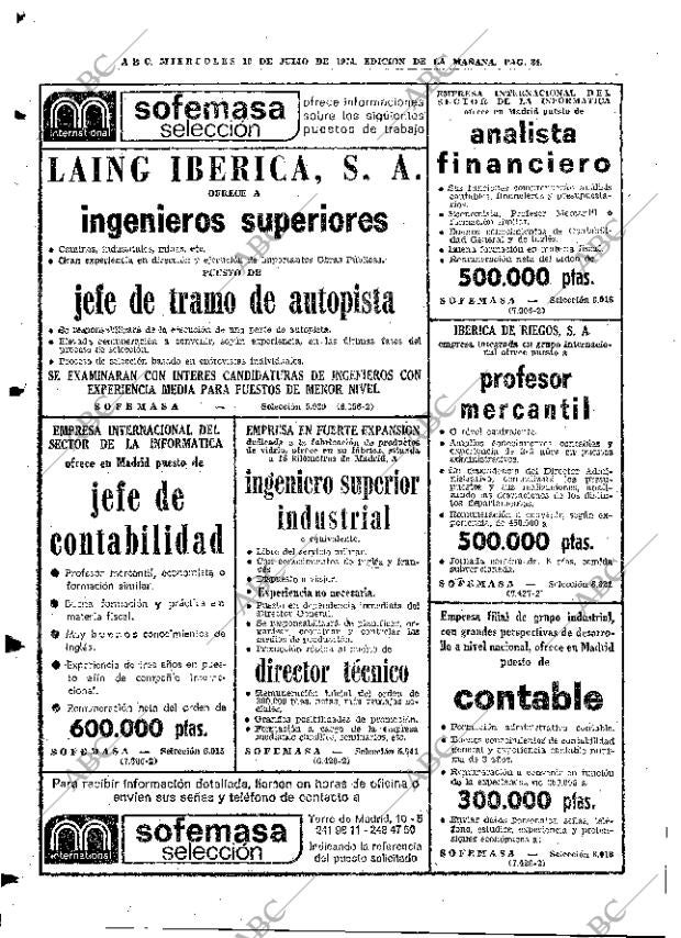 ABC MADRID 10-07-1974 página 84