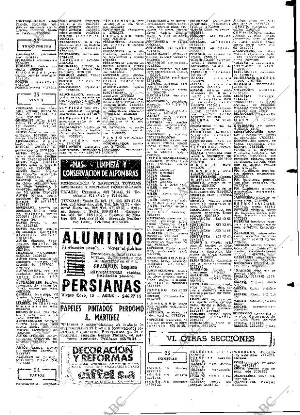 ABC MADRID 11-07-1974 página 101