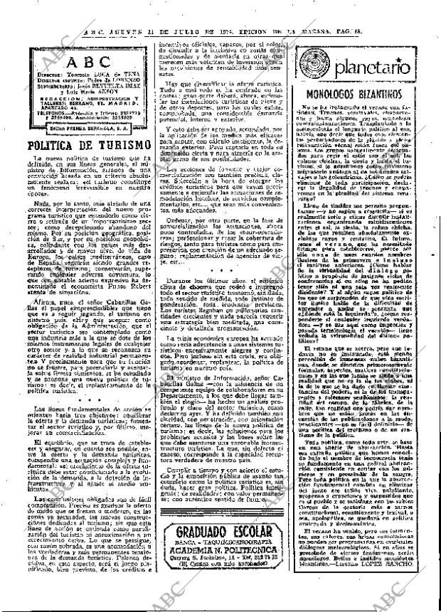 ABC MADRID 11-07-1974 página 14