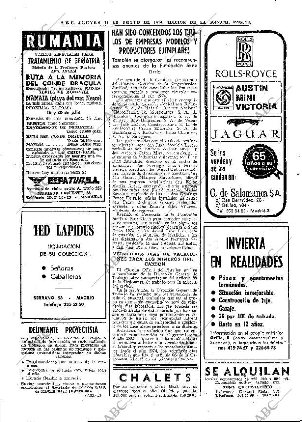 ABC MADRID 11-07-1974 página 18