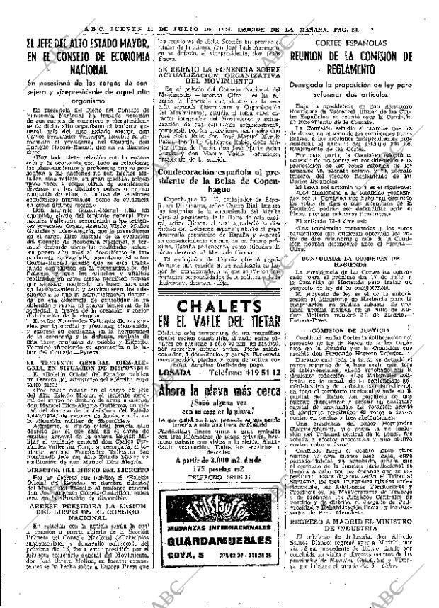 ABC MADRID 11-07-1974 página 19