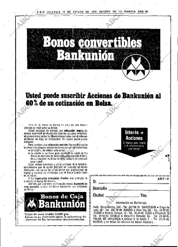 ABC MADRID 11-07-1974 página 42