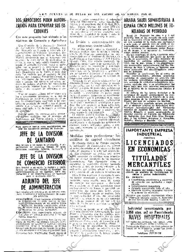 ABC MADRID 11-07-1974 página 59