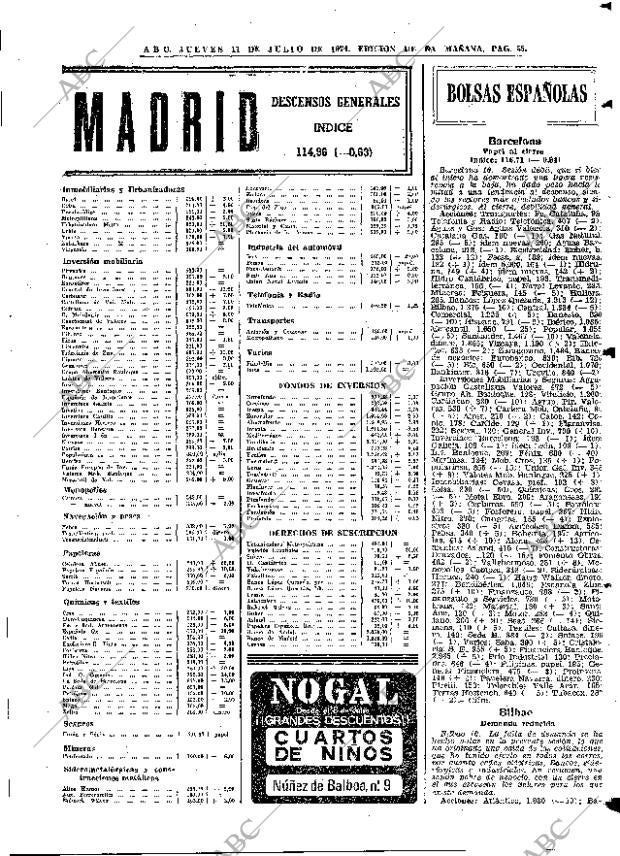 ABC MADRID 11-07-1974 página 61