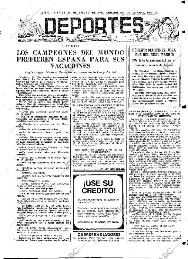 ABC MADRID 11-07-1974 página 69