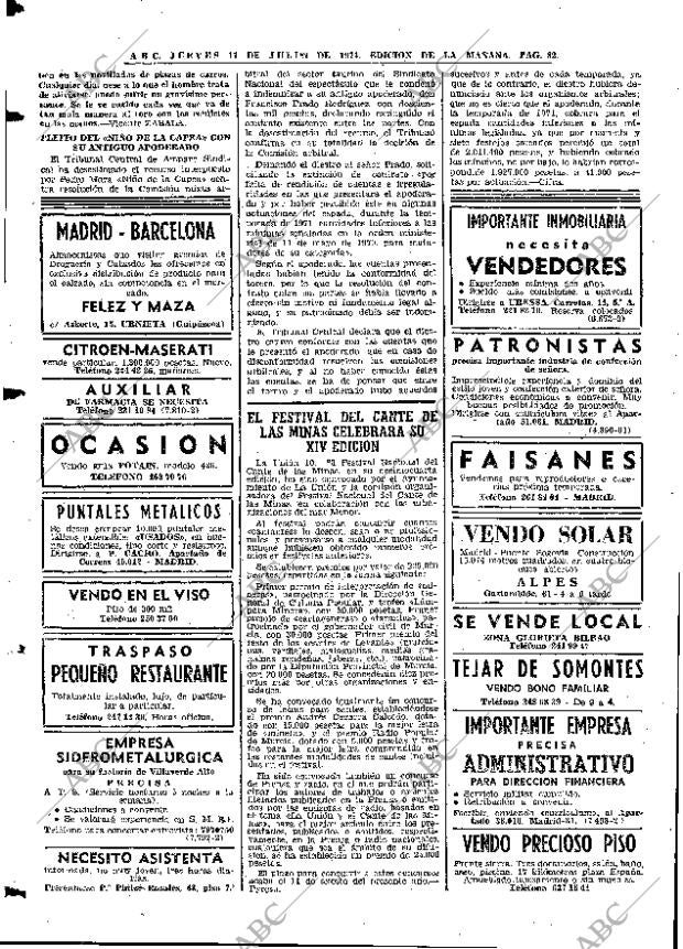 ABC MADRID 11-07-1974 página 78