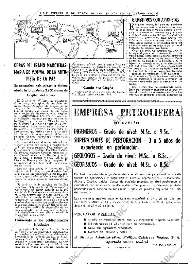 ABC MADRID 12-07-1974 página 47