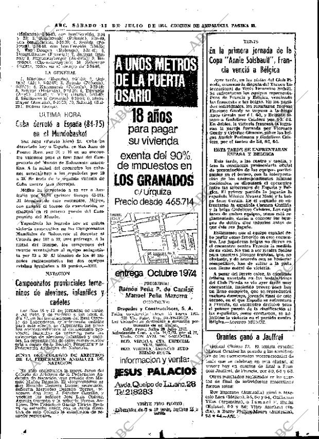 ABC SEVILLA 13-07-1974 página 51