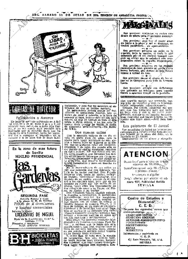 ABC SEVILLA 13-07-1974 página 57