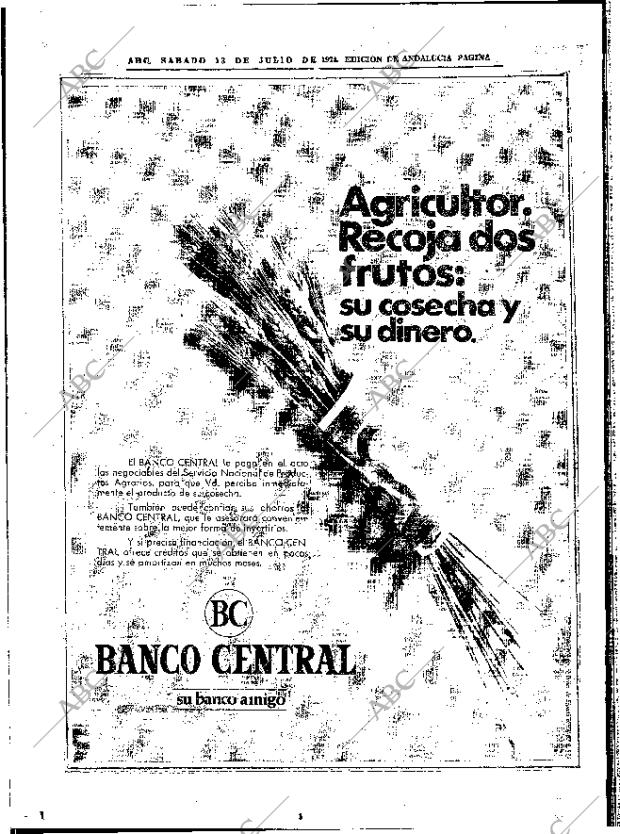 ABC SEVILLA 13-07-1974 página 66