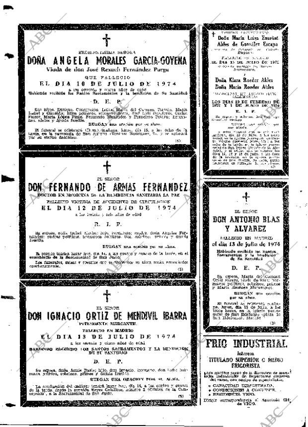 ABC MADRID 14-07-1974 página 100