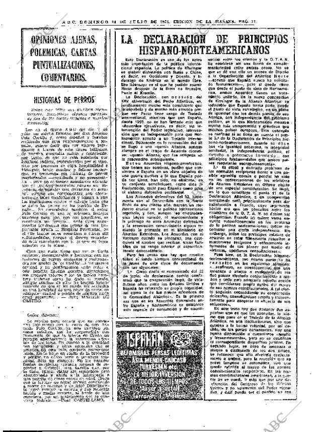 ABC MADRID 14-07-1974 página 17
