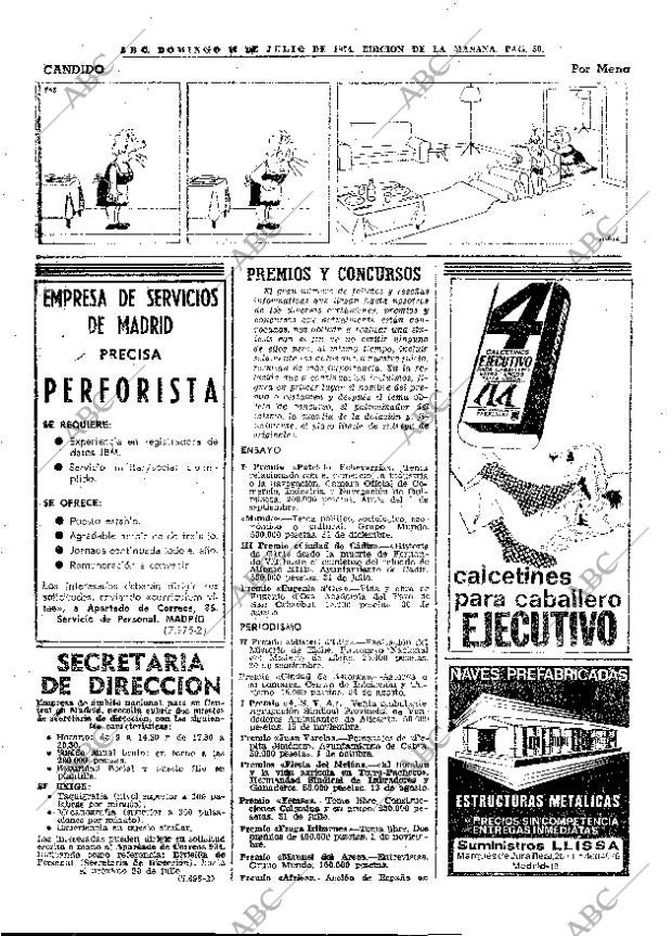 ABC MADRID 14-07-1974 página 50