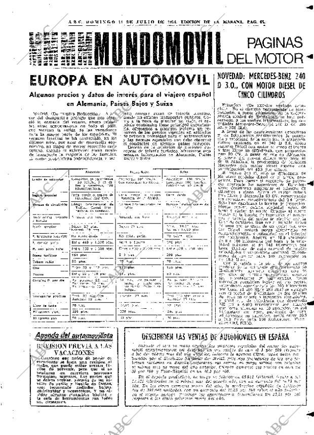 ABC MADRID 14-07-1974 página 67