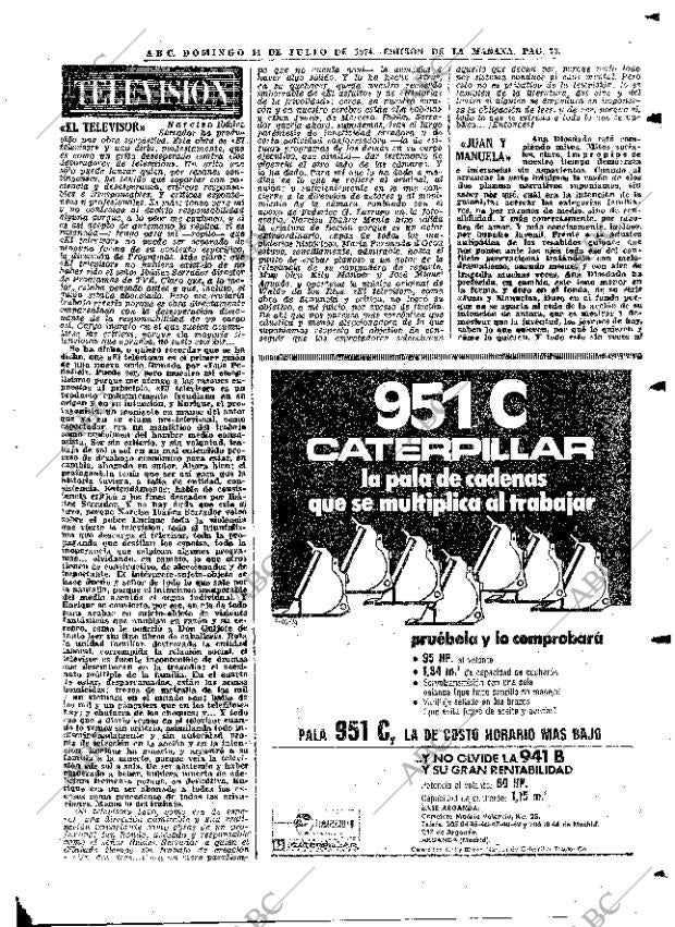 ABC MADRID 14-07-1974 página 73