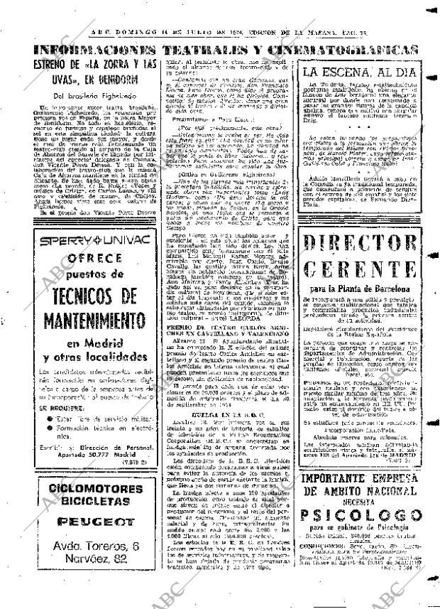 ABC MADRID 14-07-1974 página 75