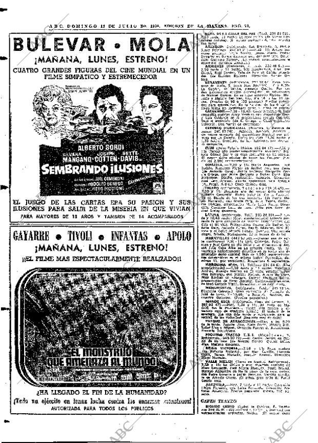 ABC MADRID 14-07-1974 página 78