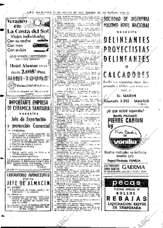 ABC MADRID 14-07-1974 página 80
