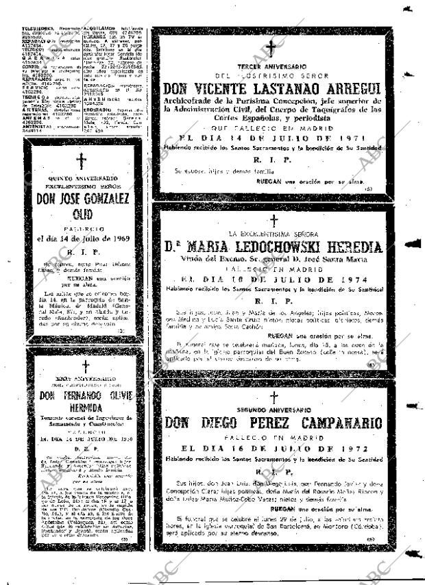 ABC MADRID 14-07-1974 página 97