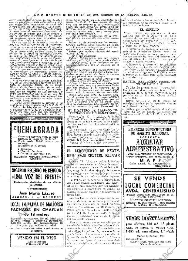 ABC MADRID 16-07-1974 página 30