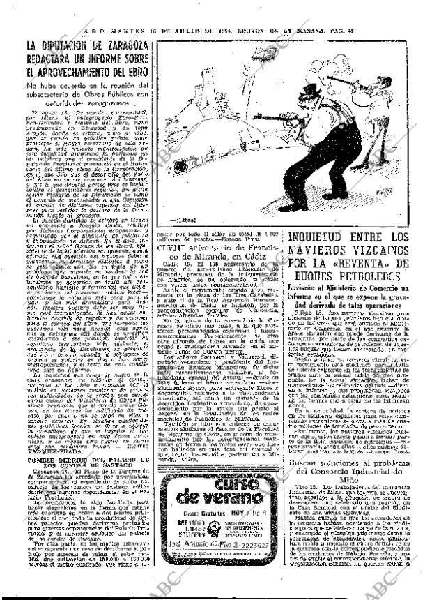ABC MADRID 16-07-1974 página 45