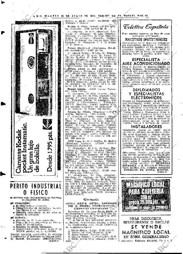 ABC MADRID 16-07-1974 página 80