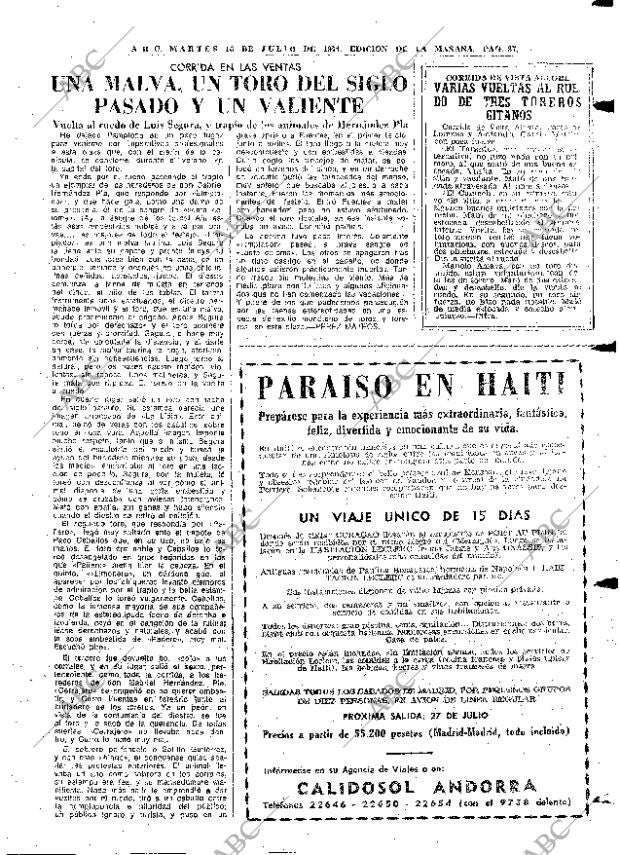 ABC MADRID 16-07-1974 página 87