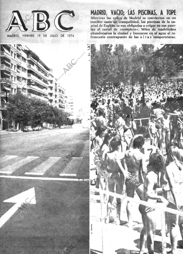 ABC MADRID 19-07-1974 página 1