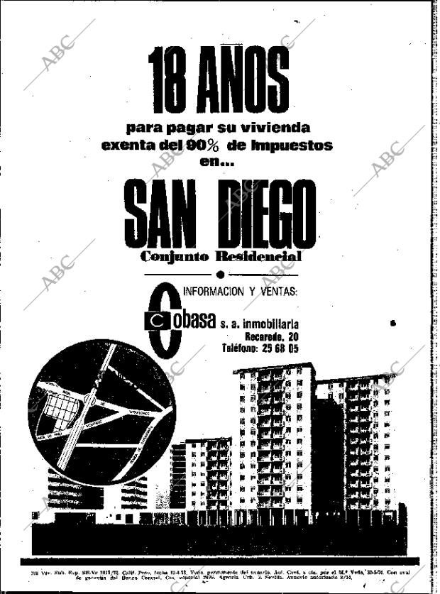 ABC SEVILLA 23-07-1974 página 10