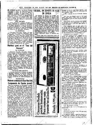 ABC SEVILLA 23-07-1974 página 54