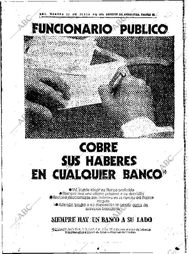 ABC SEVILLA 23-07-1974 página 66