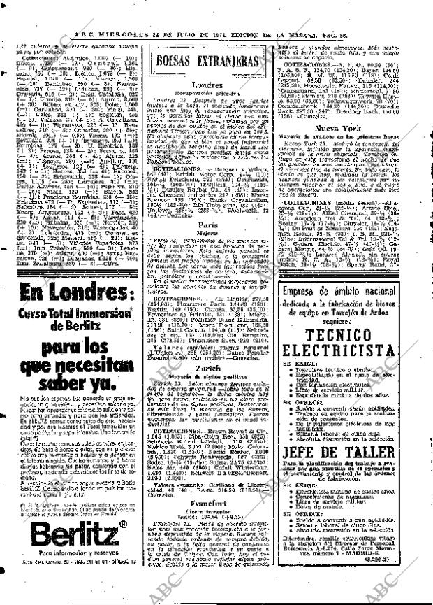 ABC MADRID 24-07-1974 página 58