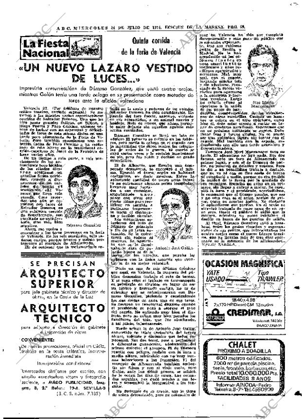 ABC MADRID 24-07-1974 página 69